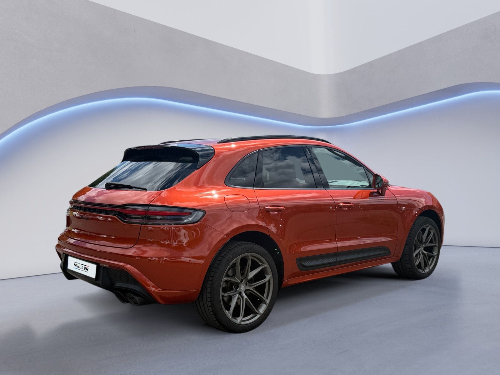 Porsche Macan 2021 г. Оранжевый, пробег 52200 км