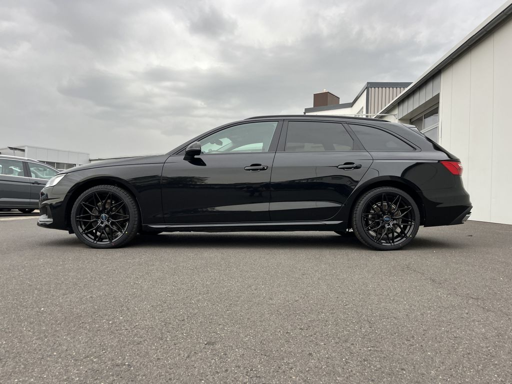 Audi A4 2023 г. Чёрный, пробег 42304 км