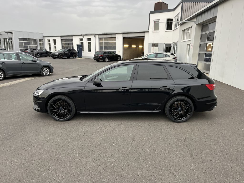 Audi A4 2023 г. Чёрный, пробег 42304 км