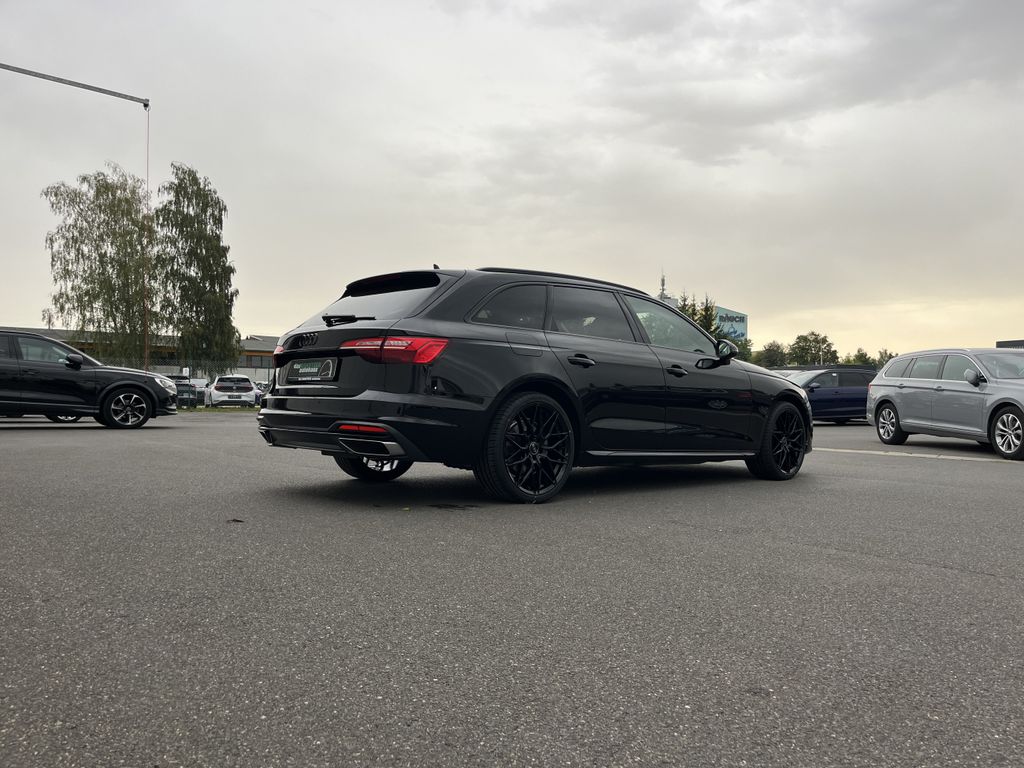 Audi A4 2023 г. Чёрный, пробег 42304 км