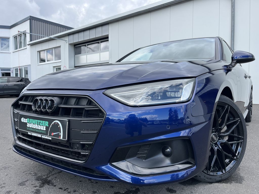 Audi A4 2022 г. Синий, пробег 39987 км