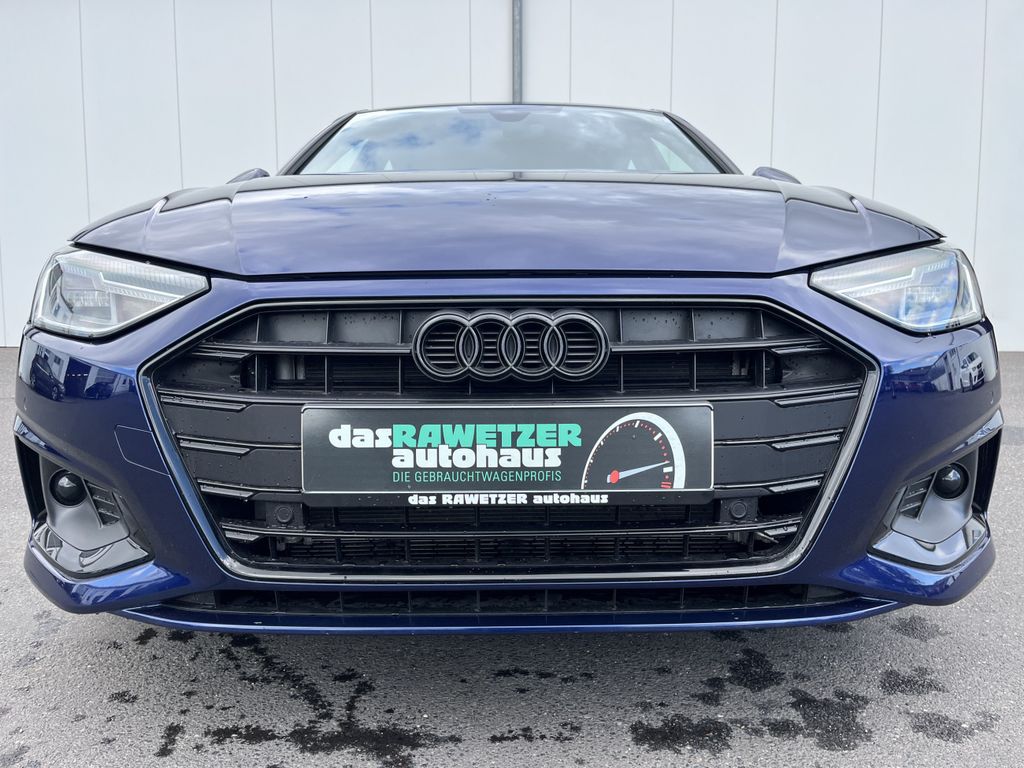 Audi A4 2022 г. Синий, пробег 39987 км