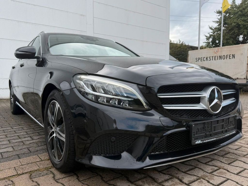 Mercedes-Benz C 180 2021 г. Чёрный, пробег 53090 км