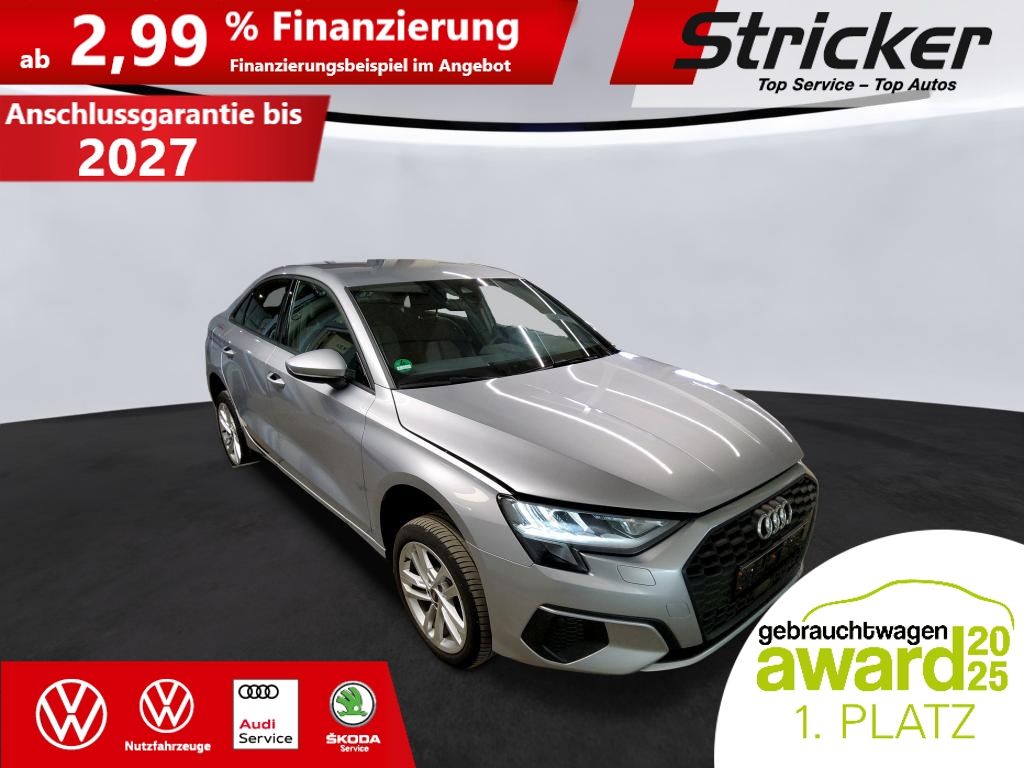 Audi A3 2022 г. Серебристый, пробег 48360 км
