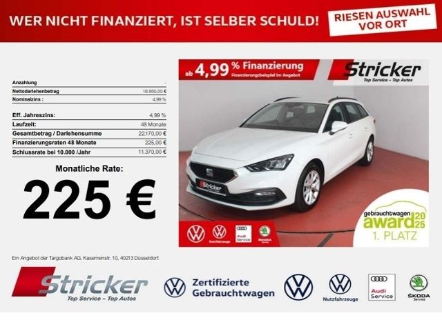 SEAT Leon 2022 г. Белый, пробег 58534 км