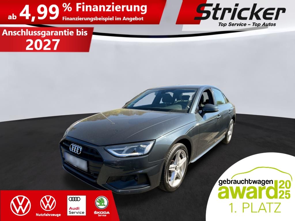 Audi A4 2022 г. Серый, пробег 53694 км