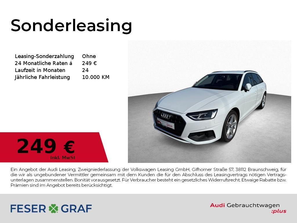 Audi A4 2024 г. Белый, пробег 41650 км