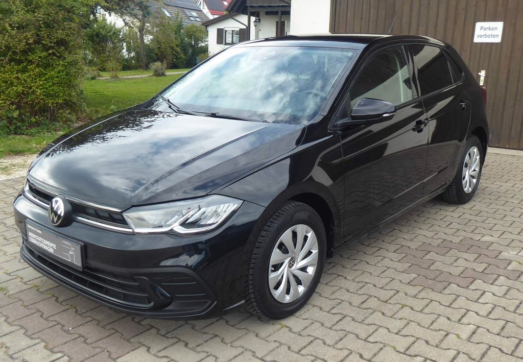 Volkswagen Polo 2023 г. Чёрный, пробег 48420 км