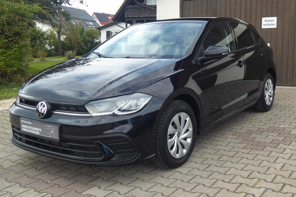 Volkswagen Polo 2023 г. Чёрный, пробег 48420 км