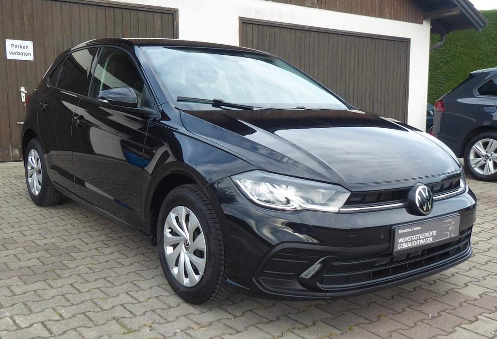 Volkswagen Polo 2023 г. Чёрный, пробег 48420 км