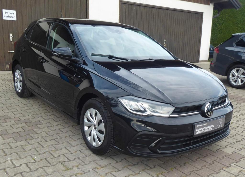 Volkswagen Polo 2023 г. Чёрный, пробег 48420 км