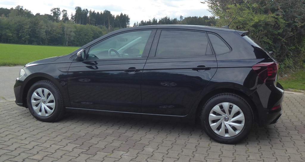 Volkswagen Polo 2023 г. Чёрный, пробег 48420 км