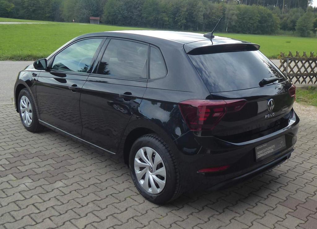 Volkswagen Polo 2023 г. Чёрный, пробег 48420 км