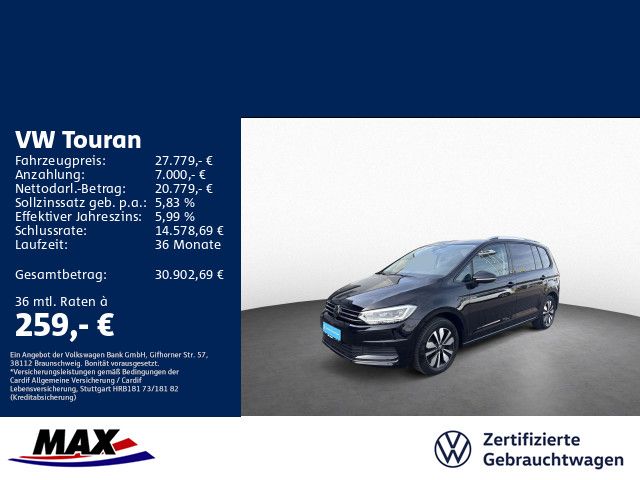 Volkswagen Touran 2024 г. Чёрный, пробег 38950 км