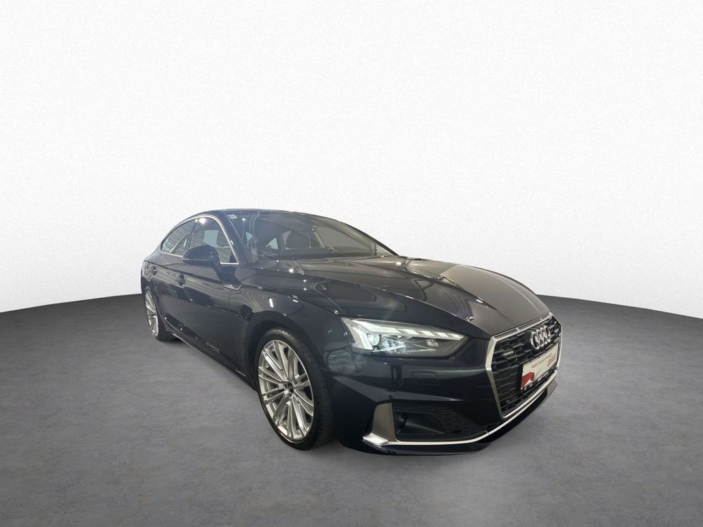 Audi A5 2022 г. Синий, пробег 35800 км