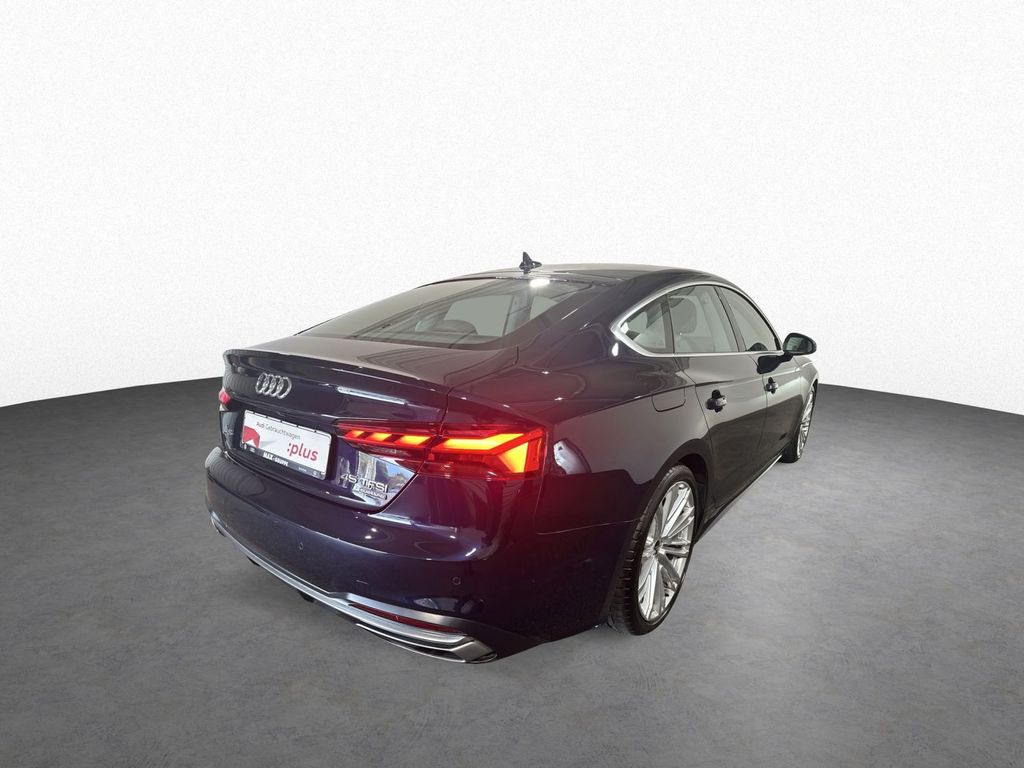 Audi A5 2022 г. Синий, пробег 35800 км