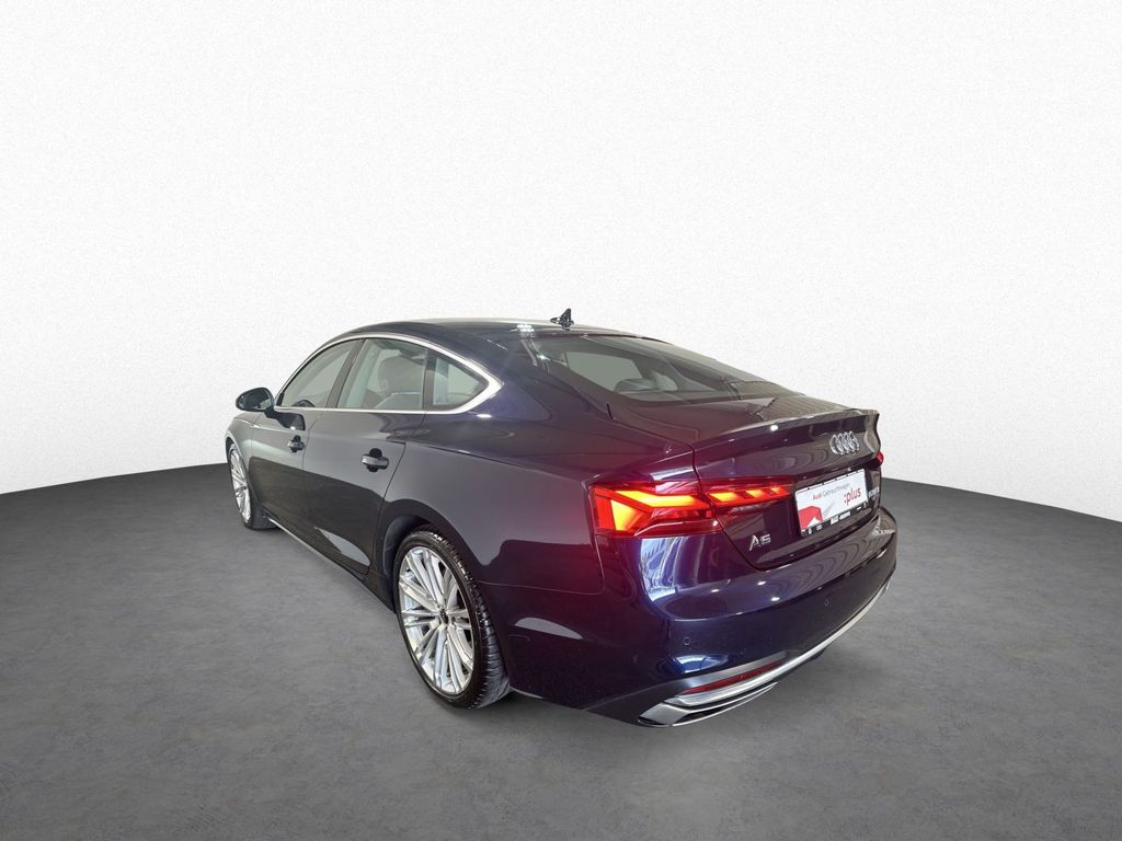 Audi A5 2022 г. Синий, пробег 35800 км