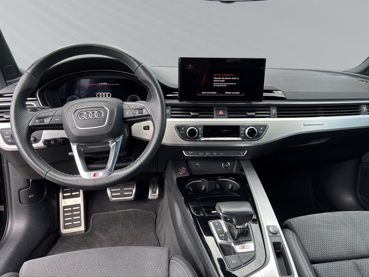 Audi S4 2022 г. Чёрный, пробег 42590 км