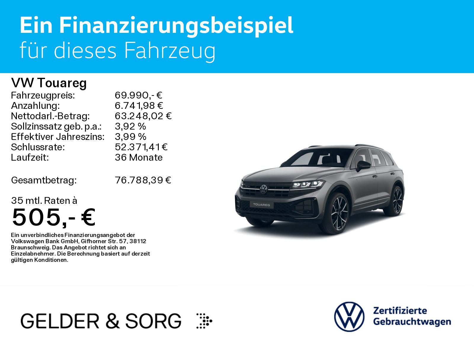 Volkswagen Touareg 2026 г. Серый, пробег 21779 км