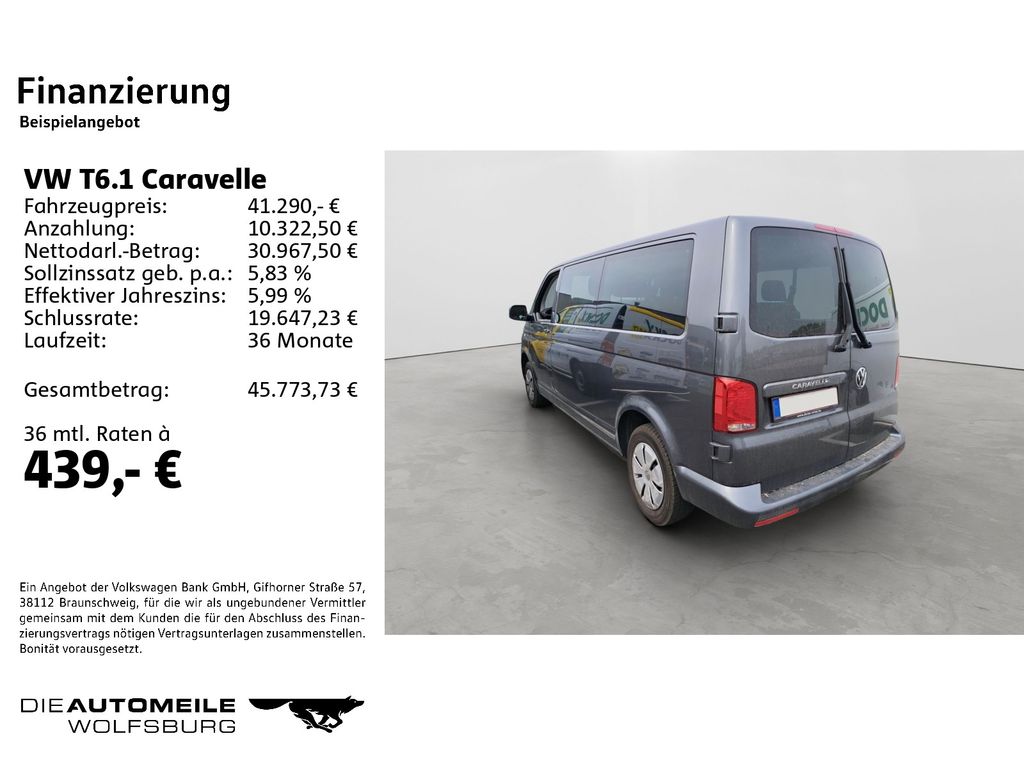 Volkswagen T6 CARAVELLE 2024 г. Серый, пробег 59555 км