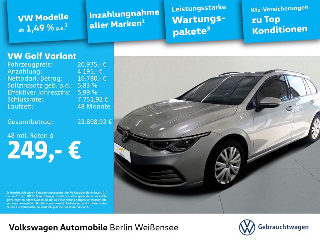 Volkswagen Golf 2023 г. Серебристый, пробег 28406 км