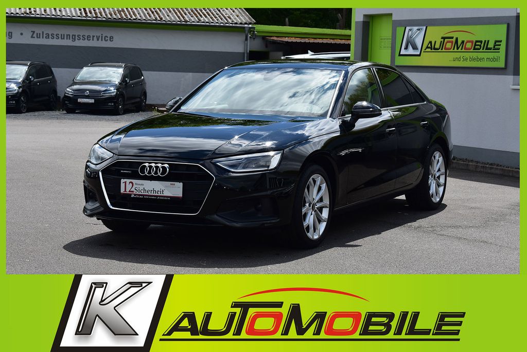 Audi A4 2023 г. Чёрный, пробег 46533 км