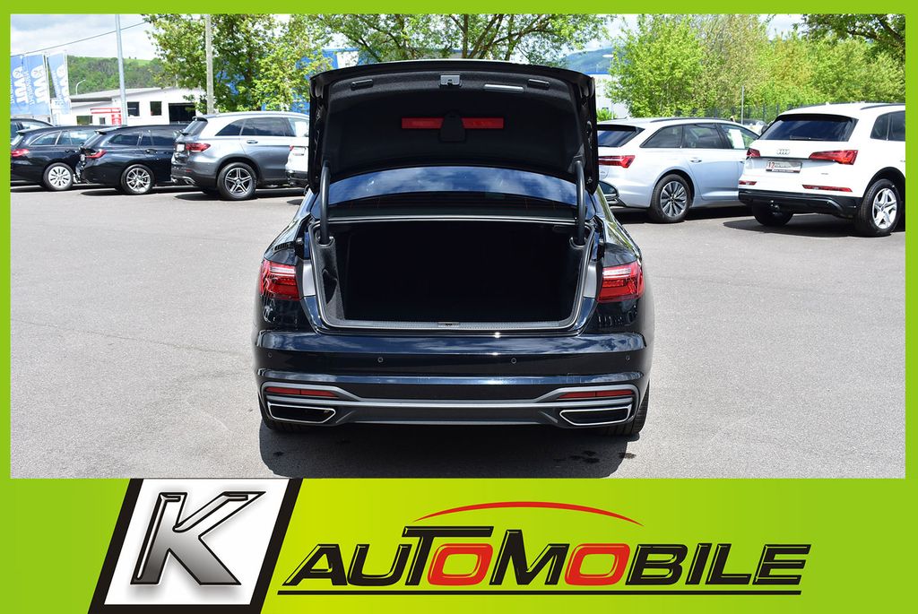 Audi A4 2023 г. Чёрный, пробег 46533 км