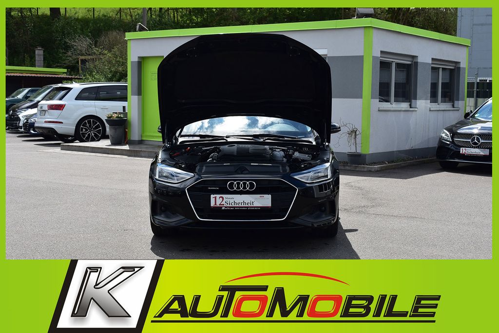Audi A4 2023 г. Чёрный, пробег 46533 км