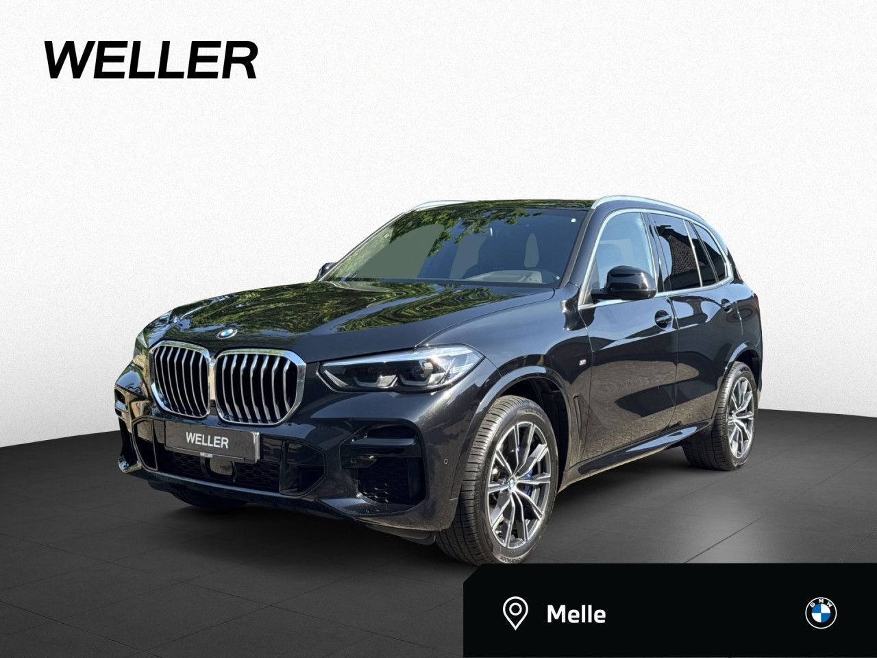 BMW X5 2023 г. Чёрный, пробег 12355 км