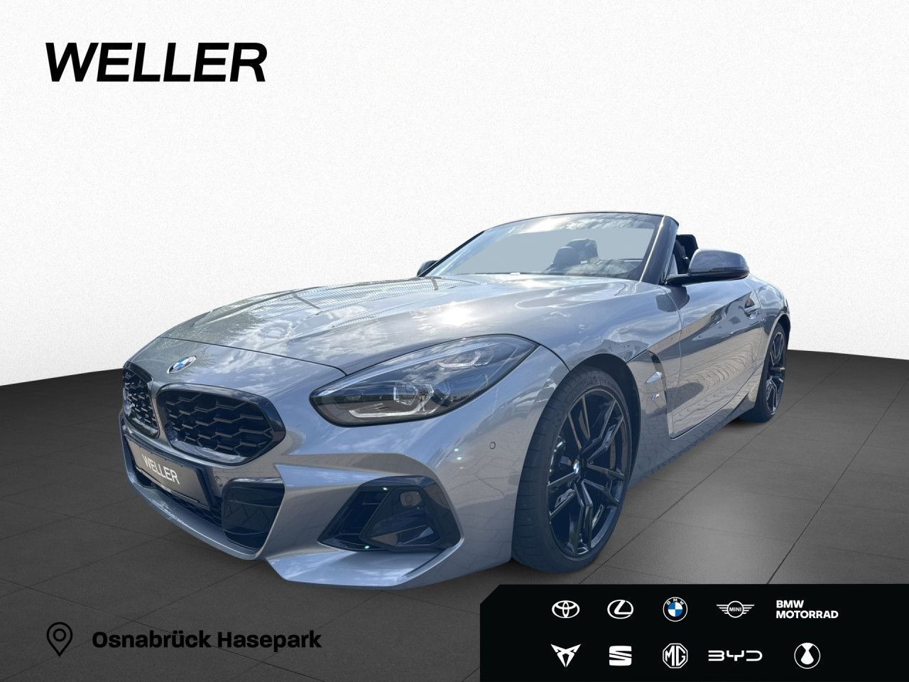 BMW Z4 2025 г. Серый, пробег 4317 км