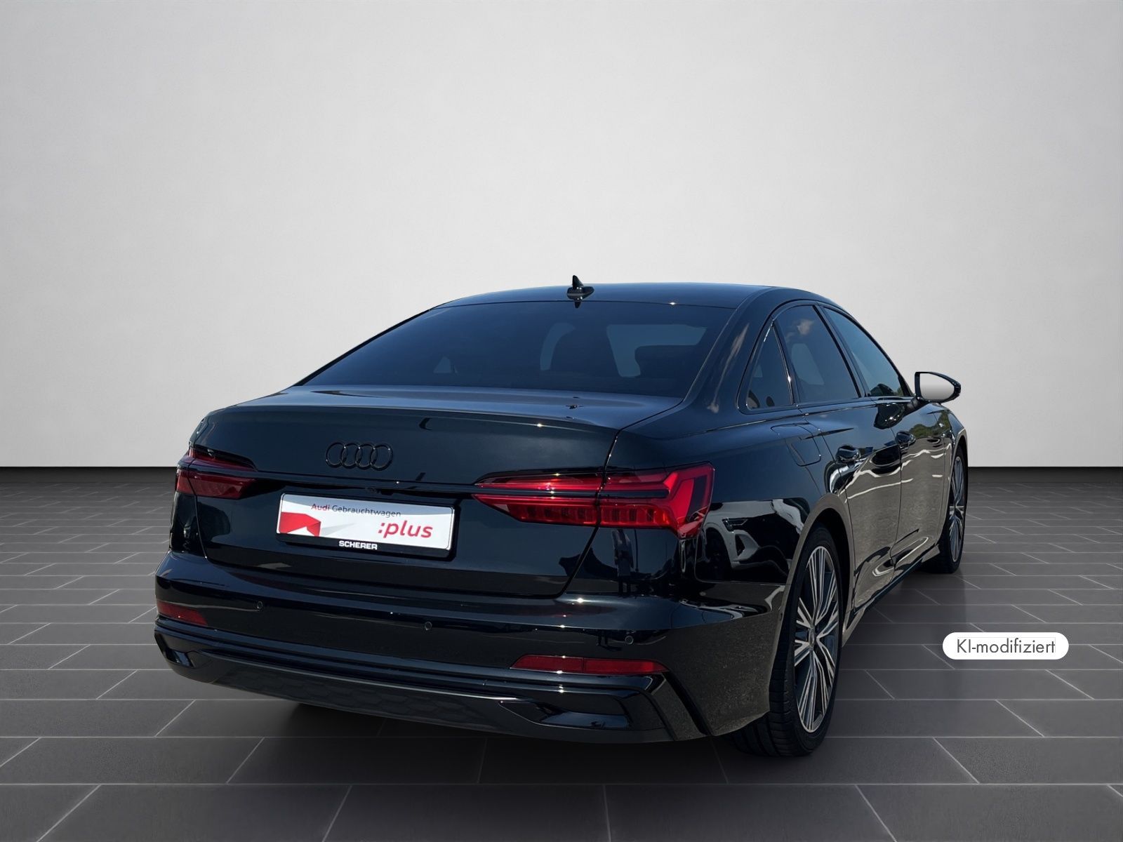 Audi A6 2024 г. Чёрный, пробег 45304 км
