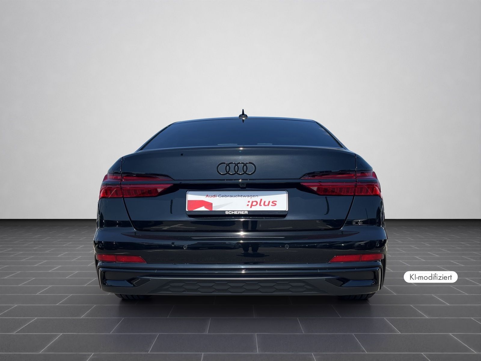 Audi A6 2024 г. Чёрный, пробег 45304 км
