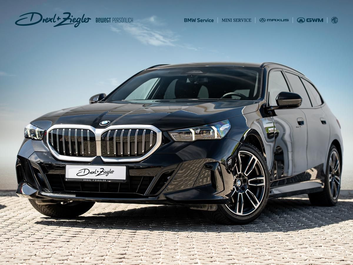 BMW 520 2025 г. Чёрный, пробег 7490 км