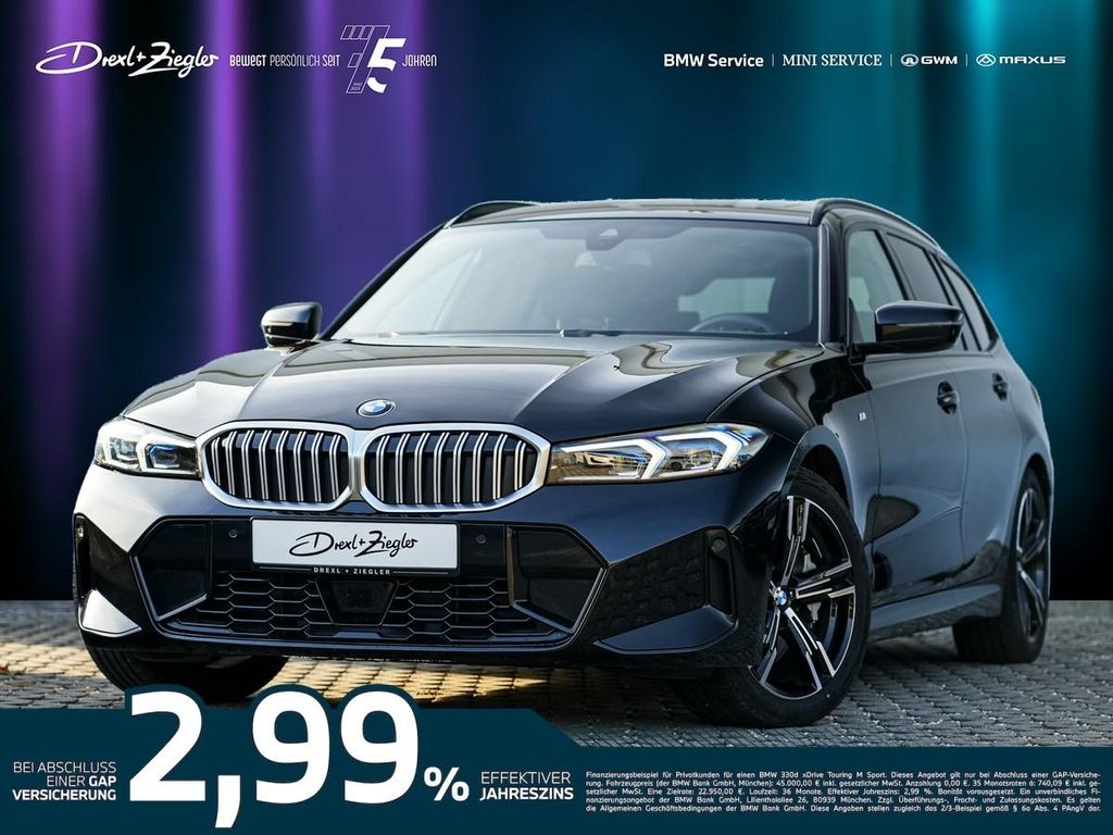 BMW 330 2025 г. Чёрный, пробег 24790 км