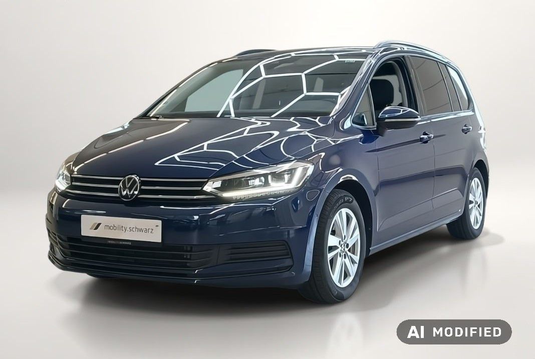 Volkswagen Touran 2025 г. Синий, пробег 27900 км