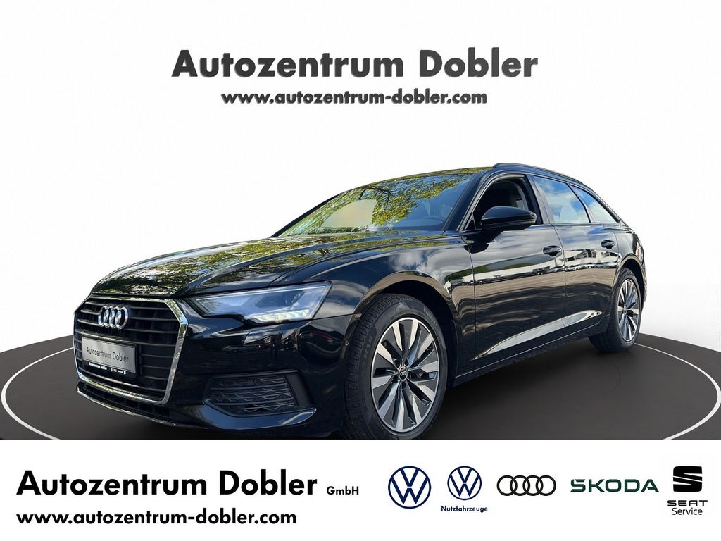 Audi A6 2023 г. Чёрный, пробег 37300 км