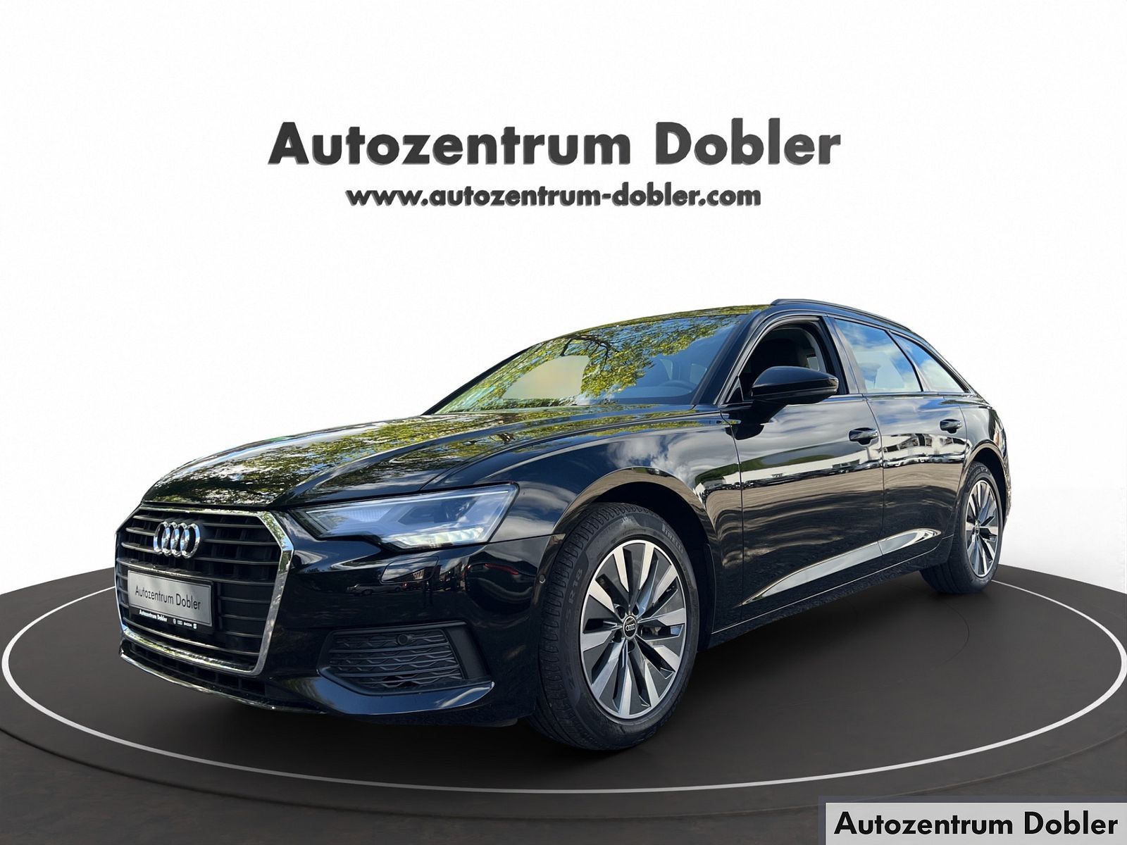 Audi A6 2023 г. Чёрный, пробег 37300 км