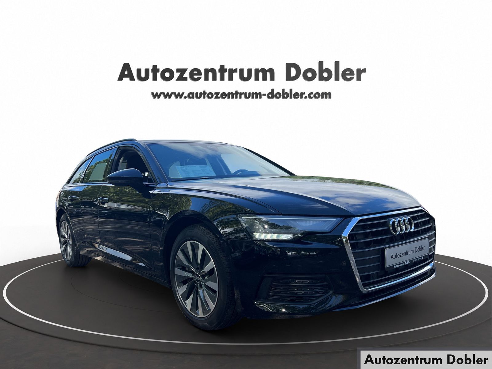 Audi A6 2023 г. Чёрный, пробег 37300 км