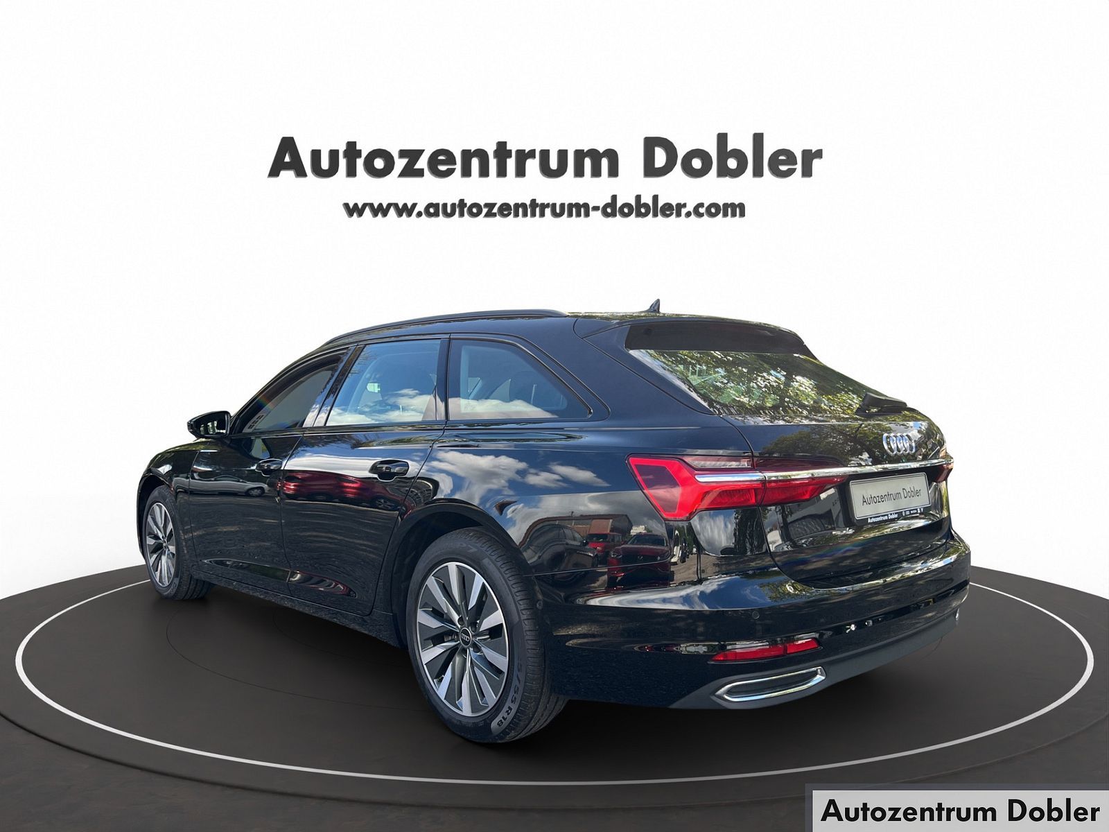 Audi A6 2023 г. Чёрный, пробег 37300 км