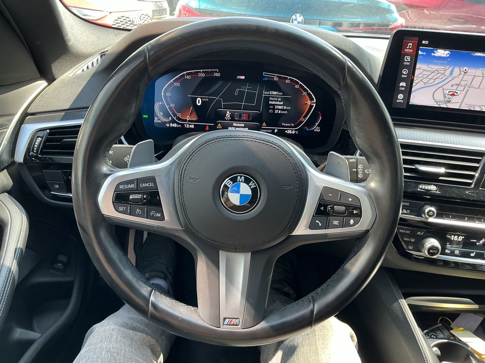 BMW 520 2022 г. Серый, пробег 57890 км