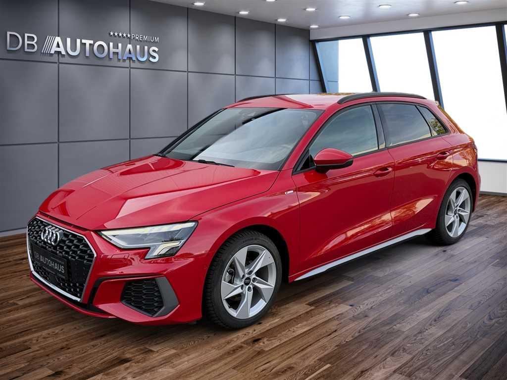 Audi A3 2024 г. Красный, пробег 25301 км
