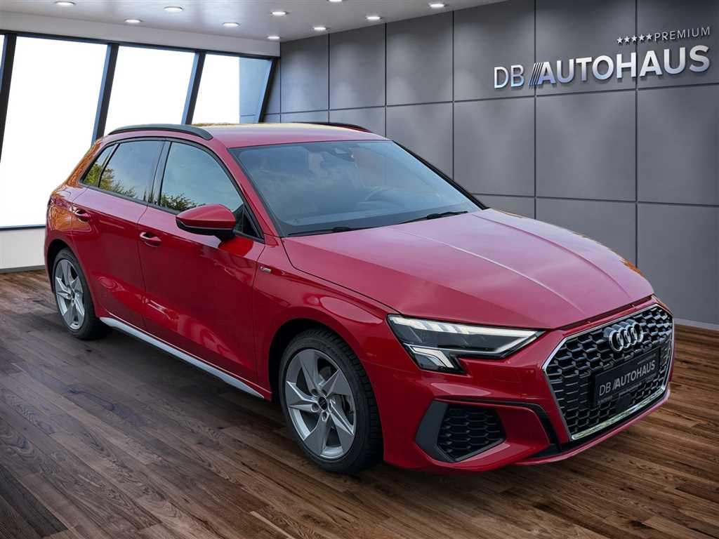 Audi A3 2024 г. Красный, пробег 25301 км
