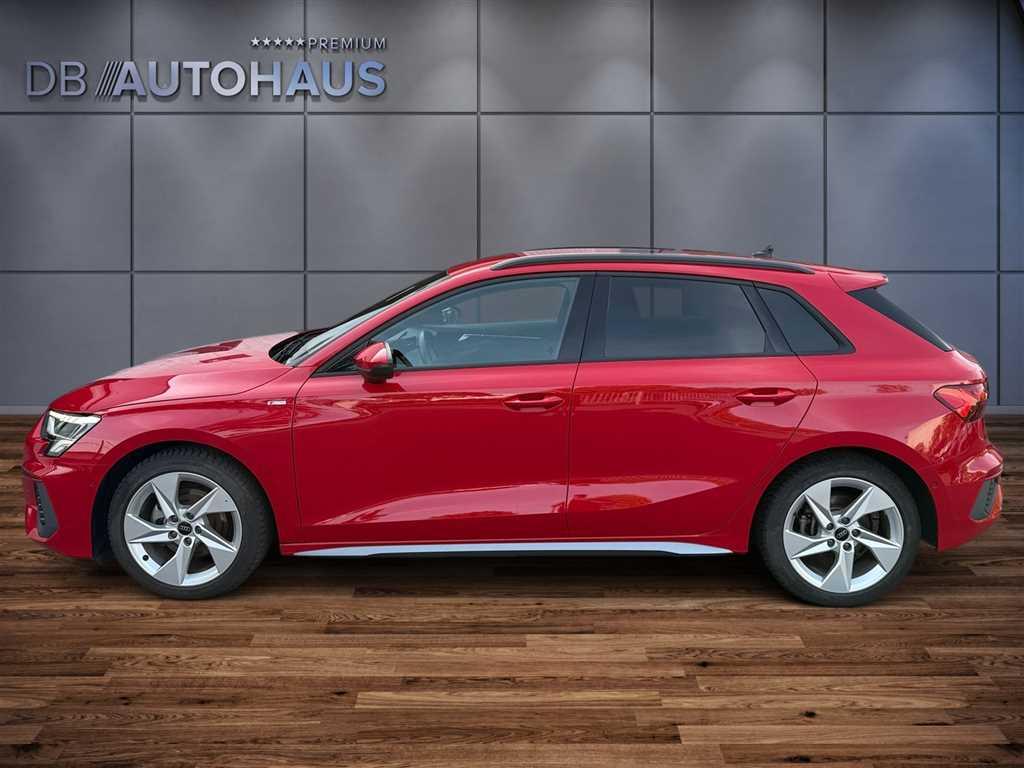 Audi A3 2024 г. Красный, пробег 25301 км