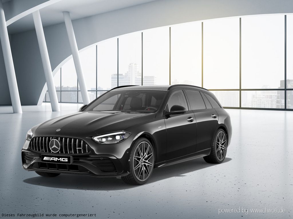Mercedes-Benz C 43 AMG 2023 г. Чёрный, пробег 48795 км