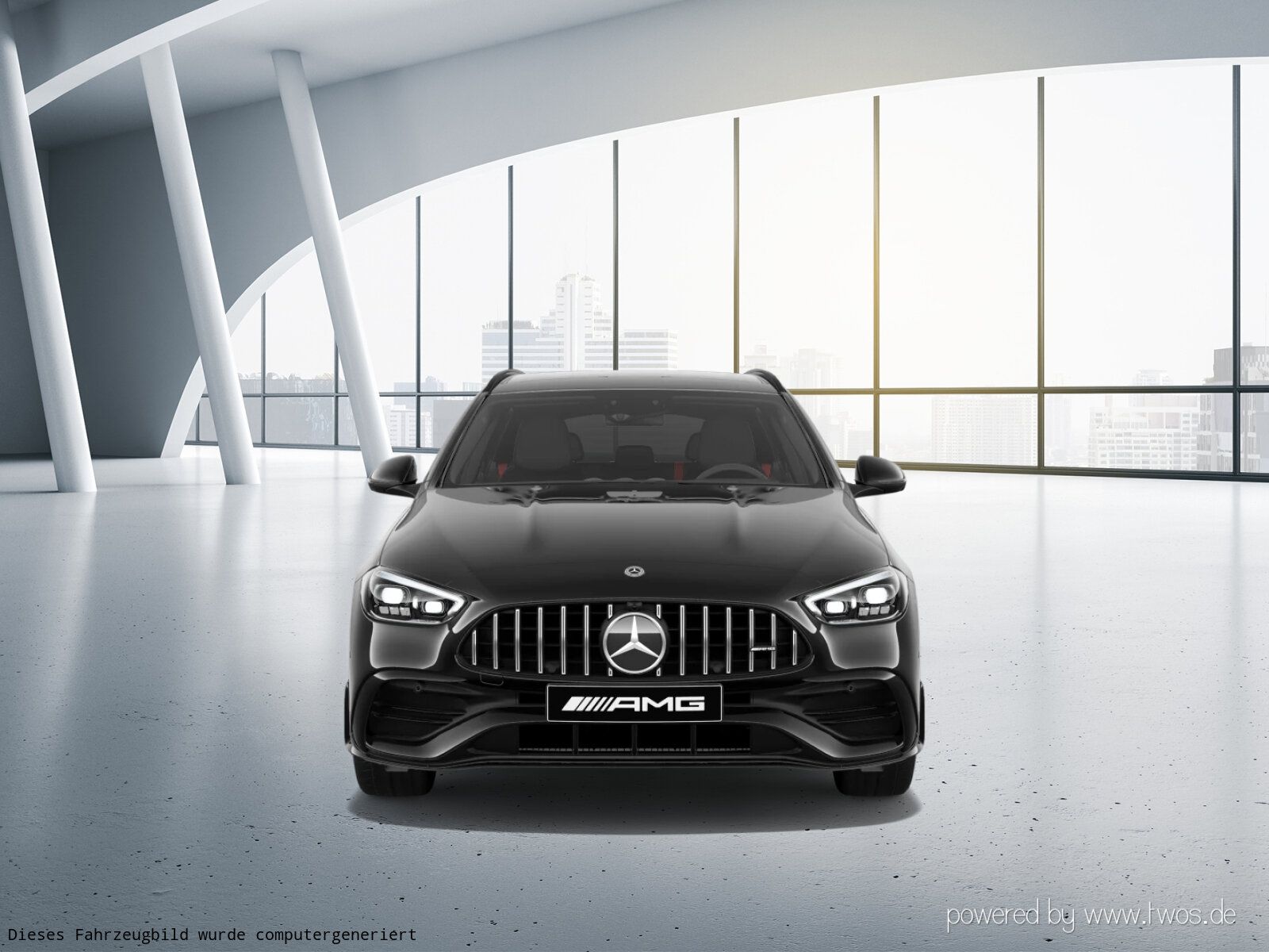 Mercedes-Benz C 43 AMG 2023 г. Чёрный, пробег 48795 км