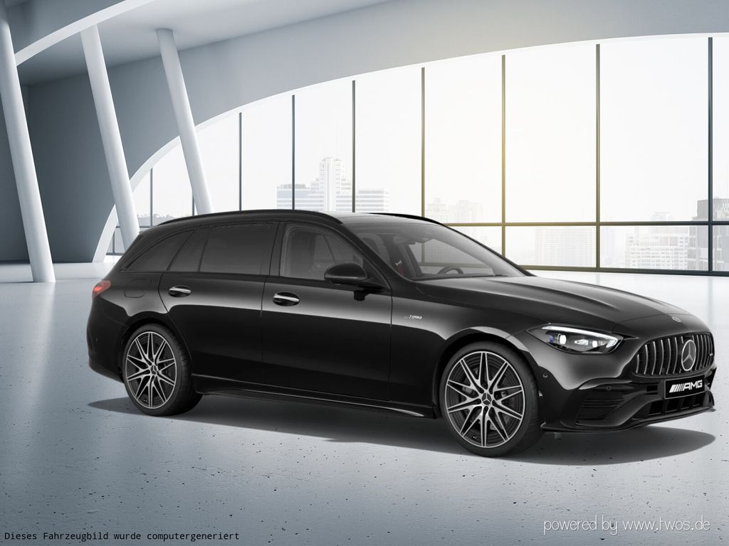 Mercedes-Benz C 43 AMG 2023 г. Чёрный, пробег 48795 км