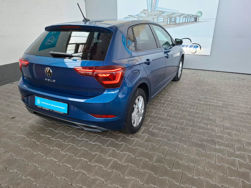 Volkswagen Polo 2022 г. Синий, пробег 53489 км