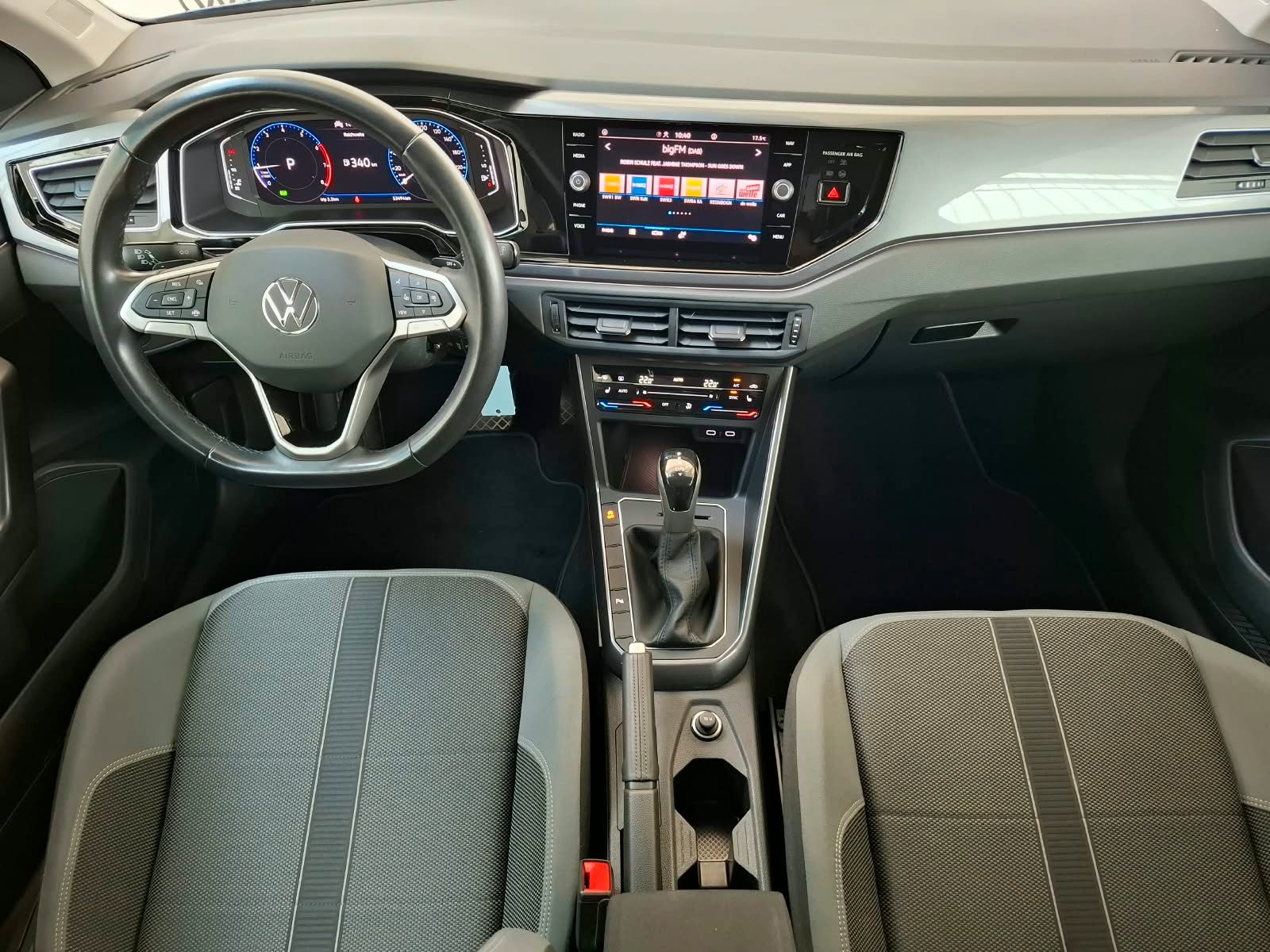 Volkswagen Polo 2022 г. Синий, пробег 53489 км