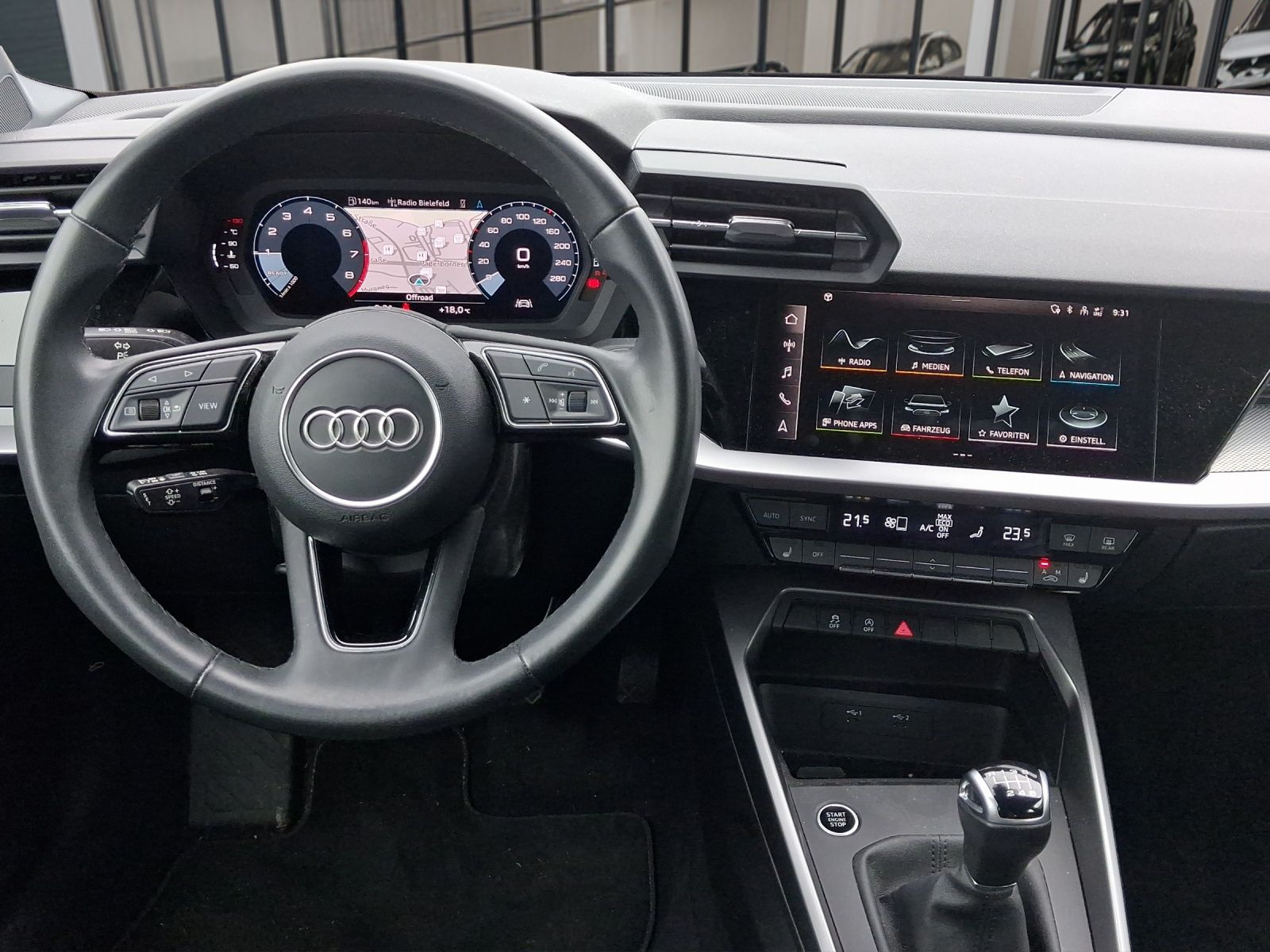 Audi A3 2023 г. Серый, пробег 31505 км