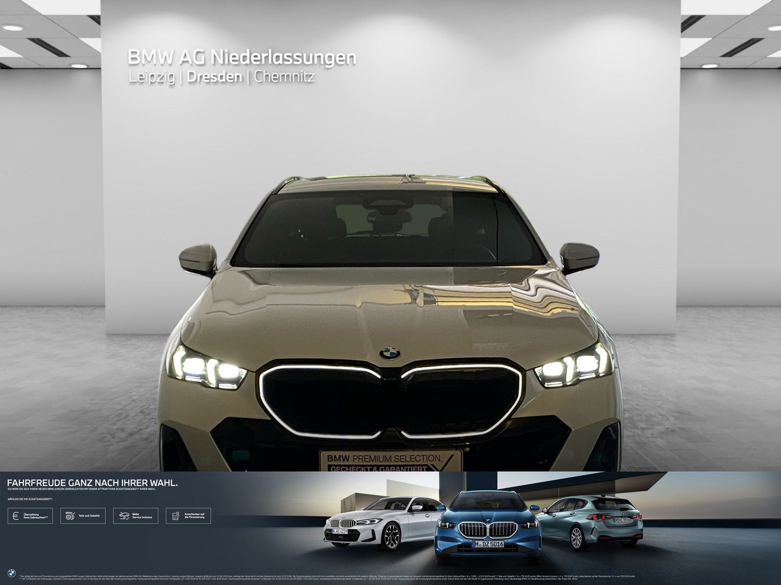 BMW 540 2025 г. Белый, пробег 26980 км